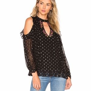 TULAROSA MARIAH Cold Shoulder Blouse
